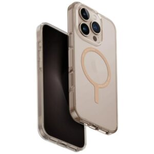Kitos prekės UNIQ  Uniq Clario Magclick Charging Case for iPhone 16 Pro - Transparent Gold 