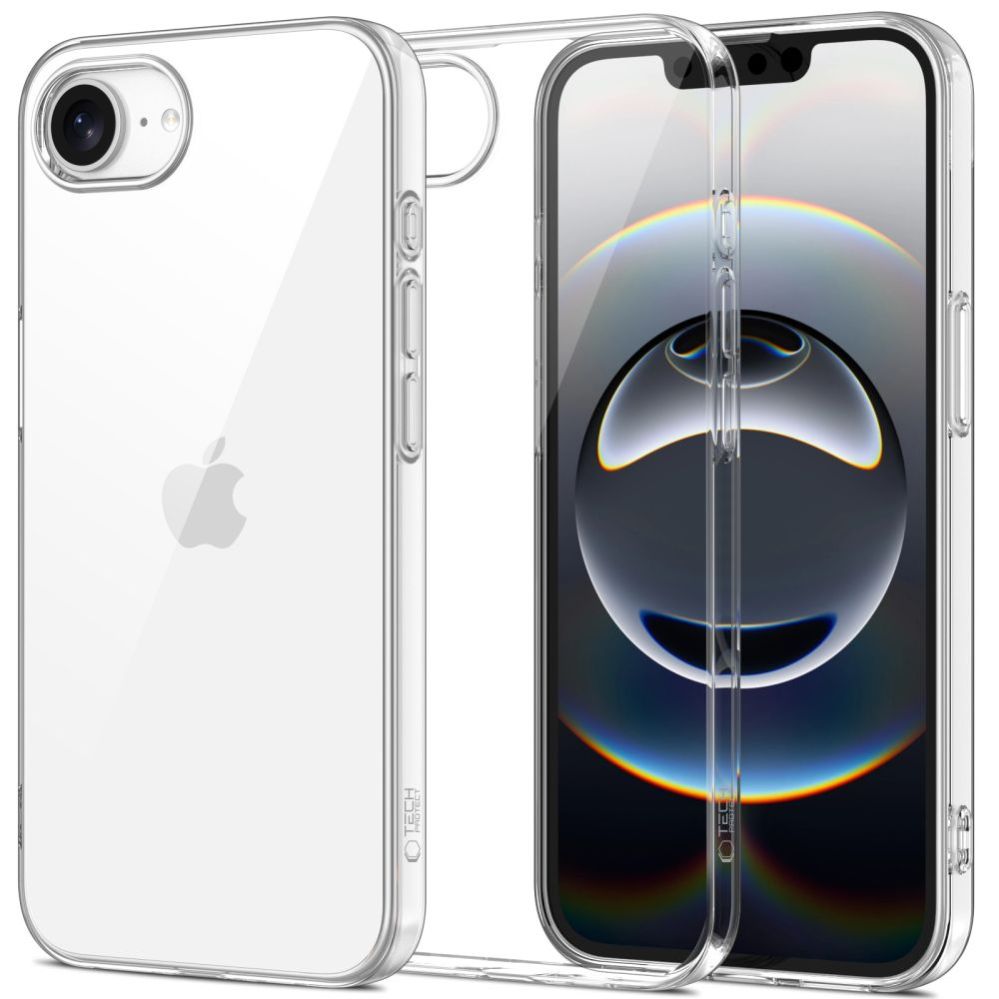 Citas preces Tech-Protect Tech-Protect FlexAir iPhone 16e Case - Clear