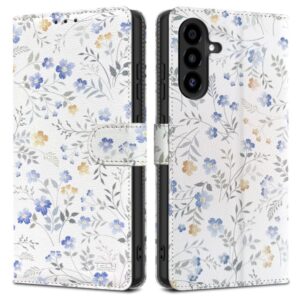Kitos prekės Tech-Protect  Tech-Protect Wallet Case for Samsung Galaxy A26 5G - Daisies with Leaves 