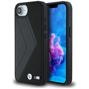 Kitos prekės BMW  BMW Oversized Stripes MagSafe case for iPhone 16e - black 