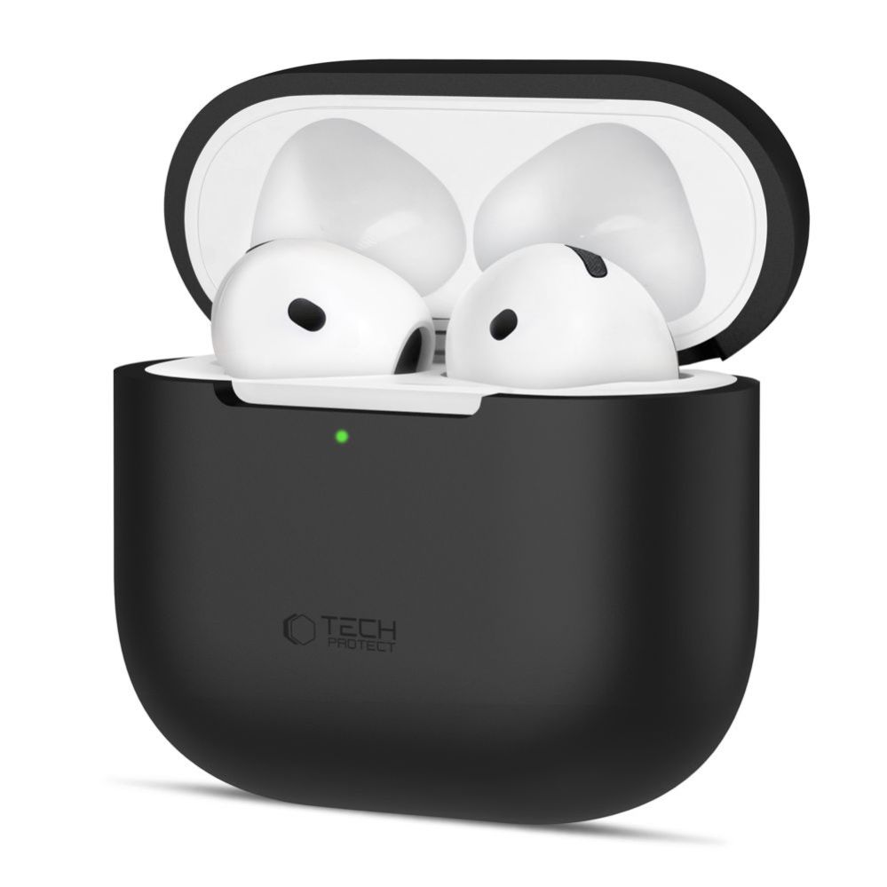 Citas preces Tech-Protect Tech-Protect Silicone Case for Apple AirPods 4 - Black