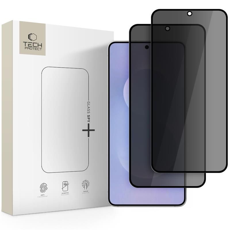 Citas preces Tech-Protect Tech-Protect Glass Spy+ 2-pack Privacy Glass for Samsung Galaxy S25 Edge