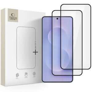 Citas preces Tech-Protect  Tech-Protect Glass Fit+ 2-pack tempered glass for Samsung Galaxy S25 Edge - transparent 
