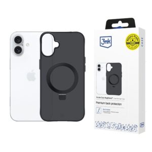 Kitos prekės 3MK  3mk Smoke Case Mag&Stand for iPhone 17 - black 