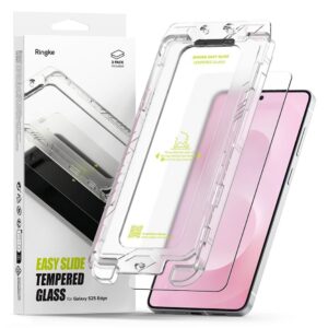Kitos prekės Ringke  Ringke Easy Slide 2-pack tempered glass for Samsung Galaxy S25 Edge - transparent 