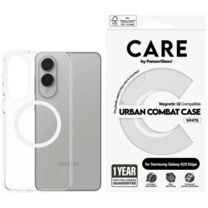 Muud kaubad Panzer Glass  CARE by PanzerGlass Flagship Urban Combat White QI Case for Samsung Galaxy S25 Edge - Transparent 