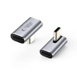 Kitos prekės Tech-Protect  Tech-Protect Ultraboost AA03 USB-C Angled Adapter - Gray 