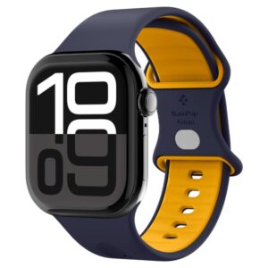 Citas preces Spigen  Spigen Nano Pop Strap for Apple Watch 40/41/42 mm - Navy Blue/Orange 