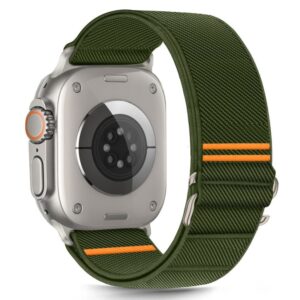Citas preces Tech-Protect  Tech-Protect Nylon Slip Strap for Apple Watch 44 / 45 / 46 / 49 mm - Green 