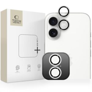 Citas preces Tech-Protect  Tech-Protect Camring Fit+ Camera Cover for iPhone 17 - Clear 