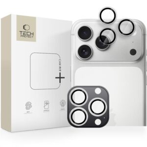 Citas preces Tech-Protect  Tech-Protect Camring Fit+ Camera Cover for iPhone 14 Pro / Max / 15 Pro / Max / 16 Pro / Max / 17 Pro / Max - Clear 