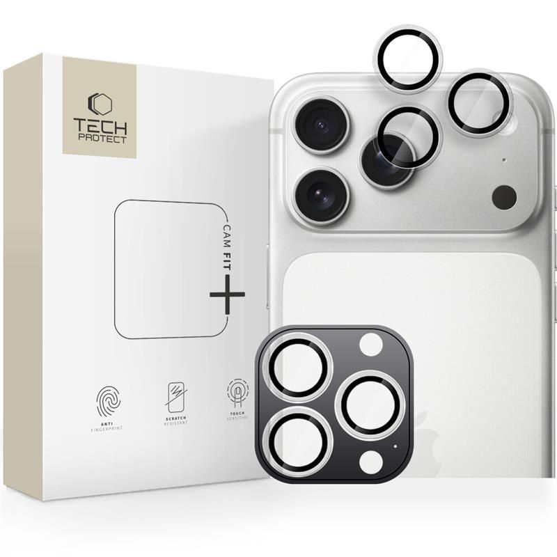 Muud kaubad Tech-Protect Tech-Protect Camring Fit+ Camera Cover for iPhone 14 Pro / Max / 15 Pro / Max / 16 Pro / Max / 17 Pro / Max - Clear