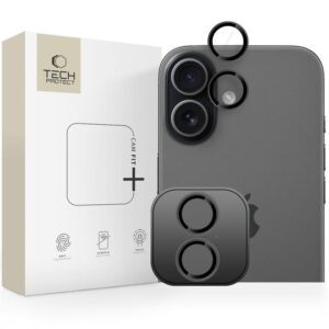 Citas preces Tech-Protect  Tech-Protect Camring Fit+ Camera Cover for iPhone 17 - Black 