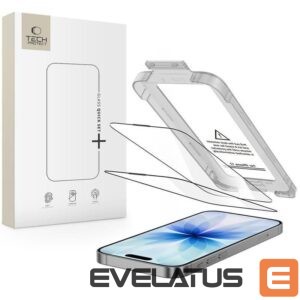 Citas preces Tech-Protect  Tech-Protect Quick Set+ 2-pack tempered glass for iPhone 17 - black 