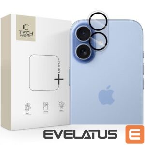 Citas preces Tech-Protect  Tech-Protect Cam Fit+ Camera Cover for iPhone 17 - Clear 