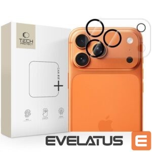 Citas preces Tech-Protect  Tech-Protect Cam Fit+ Camera Cover for iPhone 17 Pro - Clear 
