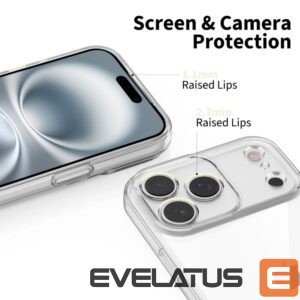 Citas preces Tech-Protect  Tech-Protect FlexAir Case for iPhone 17 Pro Max - Clear 