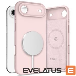 Citas preces Tech-Protect  Tech-Protect Silicone MagSafe Case for iPhone 17 Air - Pink 