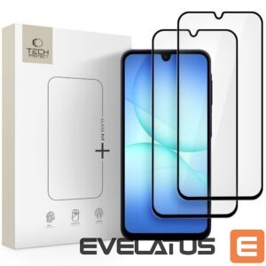 Citas preces Tech-Protect  Tech-Protect Glass Fit+ 2-pack tempered glass for Samsung Galaxy A16 4G / 5G / A26 5G / A17 4G / 5G - black 