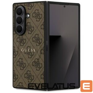 Citas preces Guess  Guess 4G Classic MagSafe Case for Samsung Galaxy Z Fold7 - Brown 