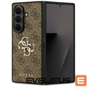 Citas preces Guess  Guess Big 4G Logo Classic Logo Case for Samsung Galaxy Z Fold7 - Brown 