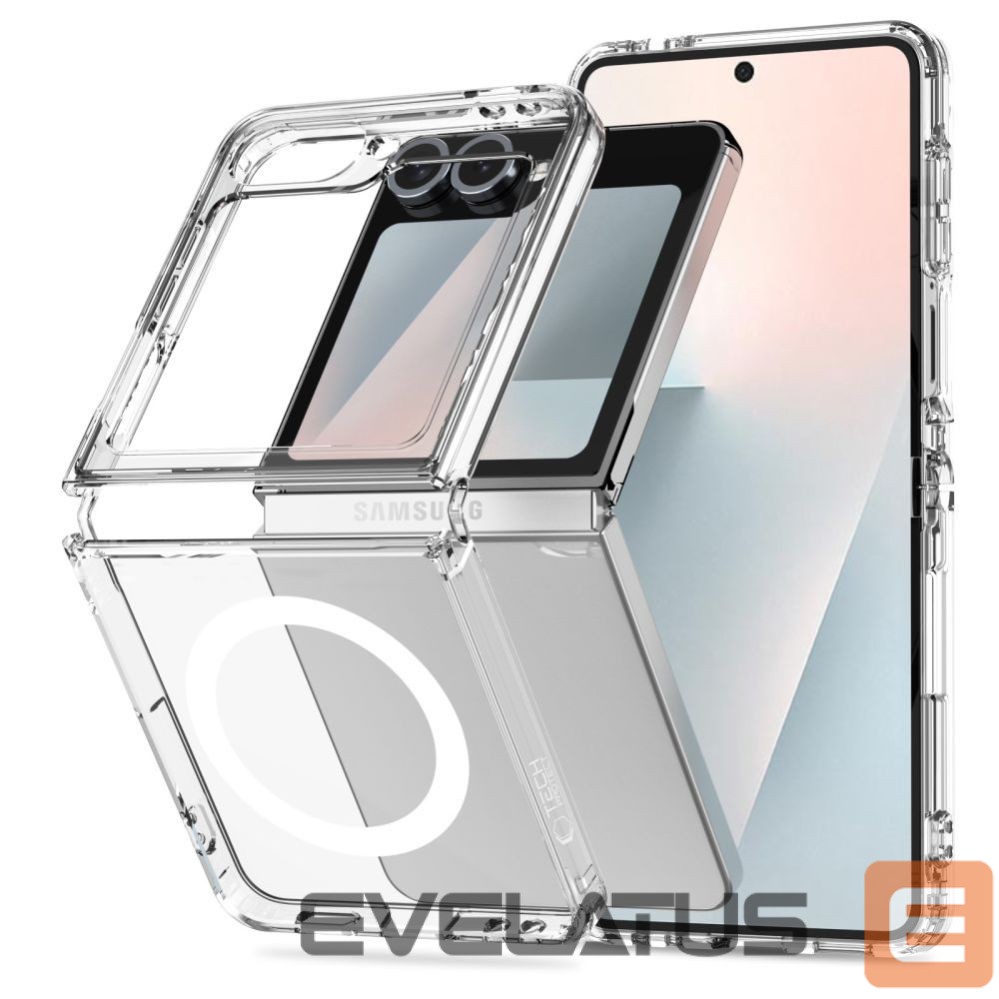 Citas preces Tech-Protect Tech-Protect FlexAir Hybrid MagSafe Case for Samsung Galaxy Z Flip 6 / 7 FE - Transparent