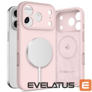 Citas preces Tech-Protect  Tech-Protect Silicone MagSafe Case for iPhone 17 Pro Max - Pink 