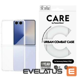 Muud kaubad Panzer Glass  CARE by PanzerGlass Flagship Urban Combat Case for Samsung Galaxy Z Flip 7 - Transparent 