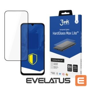 Muud kaubad 3MK  3mk HardGlass Max Lite Black Tempered Glass for Xiaomi Redmi Note 15 Pro 