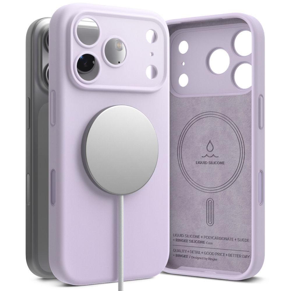 Muud kaubad Ringke Ringke Silicone Magnetic MagSafe Case for iPhone 17 Pro Max - Purple