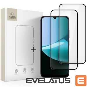 Citas preces Tech-Protect  Tech-Protect Glass Fit+ 2-pack tempered glass Xiaomi Redmi 15C / Poco C85 - black 