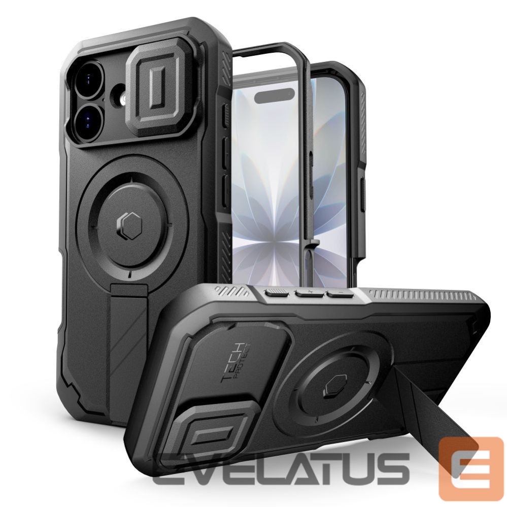 Citas preces Tech-Protect Tech-Protect Kevlar MagSafe case for iPhone 17 - black