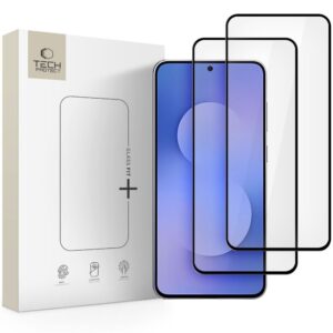 Citas preces Tech-Protect  Tech-Protect Glass Fit+ 2-pack tempered glass for Samsung Galaxy S25 FE - black 