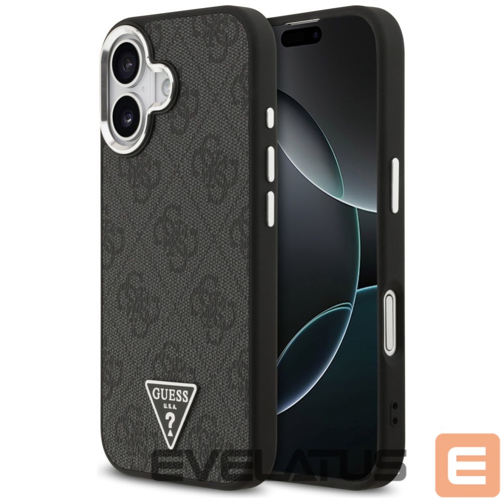 Citas preces Guess Guess 4G Triangle Logo MagSafe case for iPhone 17 - black