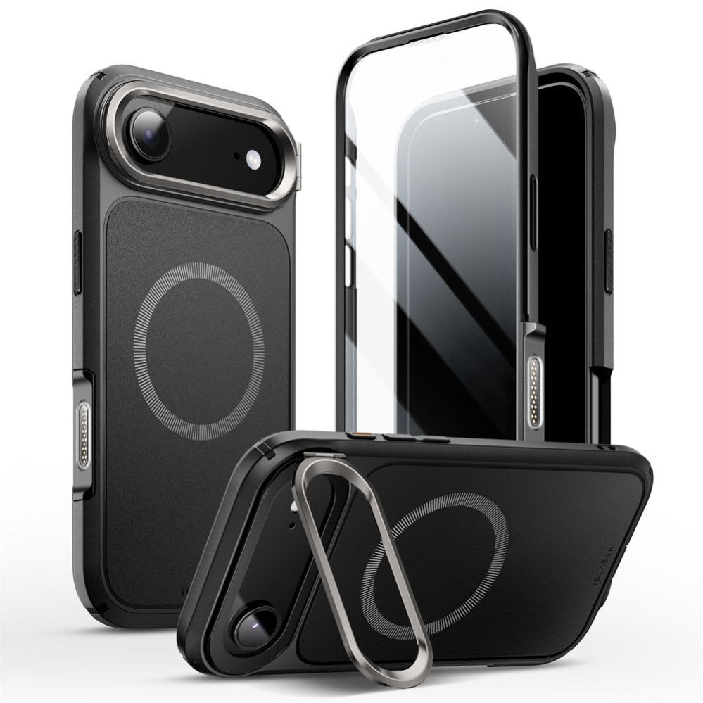 Citas preces Supcase Supcase IBLSN Ares Flip Mag MagSafe Case for iPhone 17 Air - Black