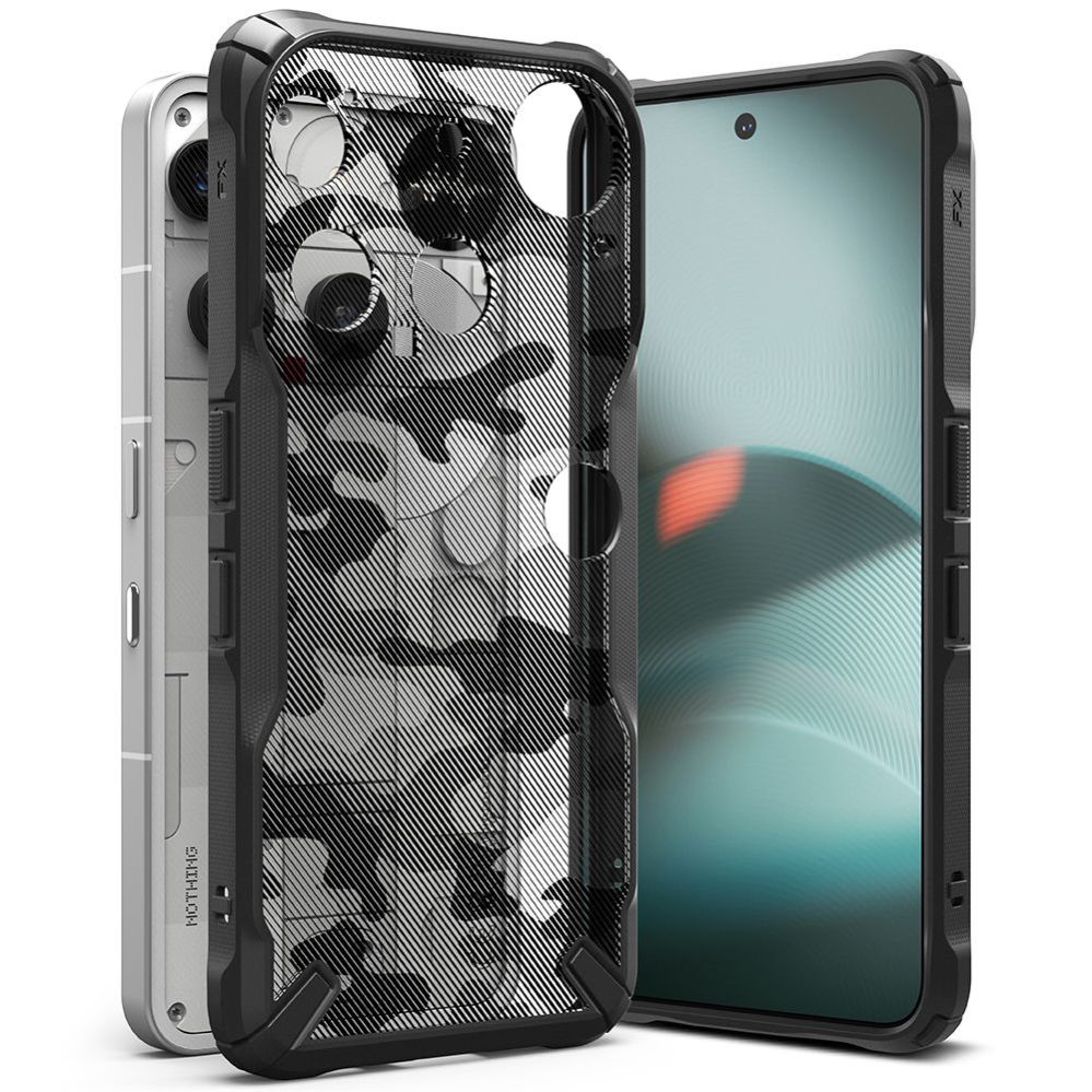 Citas preces Ringke Ringke Fusion X Case for Nothing Phone 3 - Gray and Black
