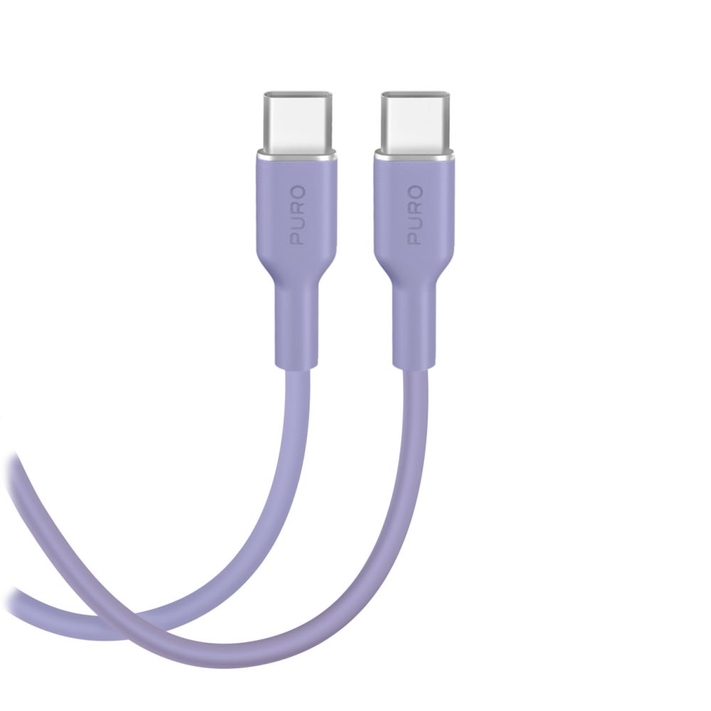 Muud kaubad Puro Puro ICON USB-C - USB-C Cable 1.5m - Purple
