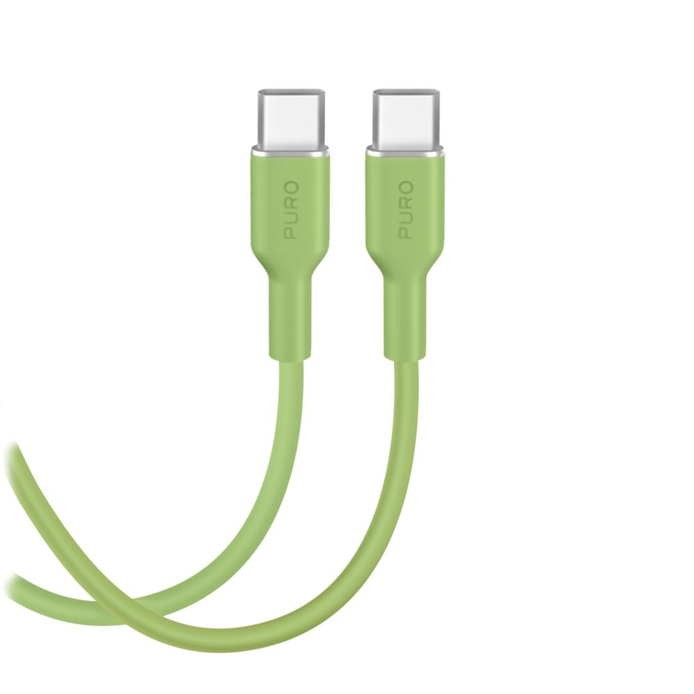 Muud kaubad Puro Puro ICON USB-C - USB-C cable 1.5m - green
