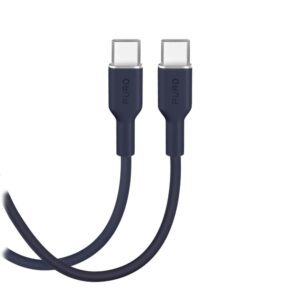 Kitos prekės Puro  Puro ICON USB-C - USB-C Cable 1.5m - Navy Blue 