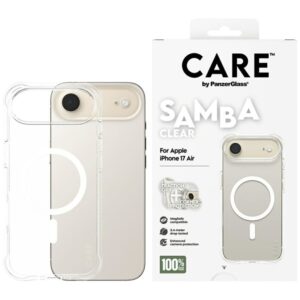Citas preces Panzer Glass  CARE by PanzerGlass Fashionable Samba Case w. White MagSafe for iPhone Air - Transparent 