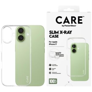 Citas preces Panzer Glass  CARE by PanzerGlass Fashionable X-Ray Soft Basic Case for iPhone 17 - Transparent 