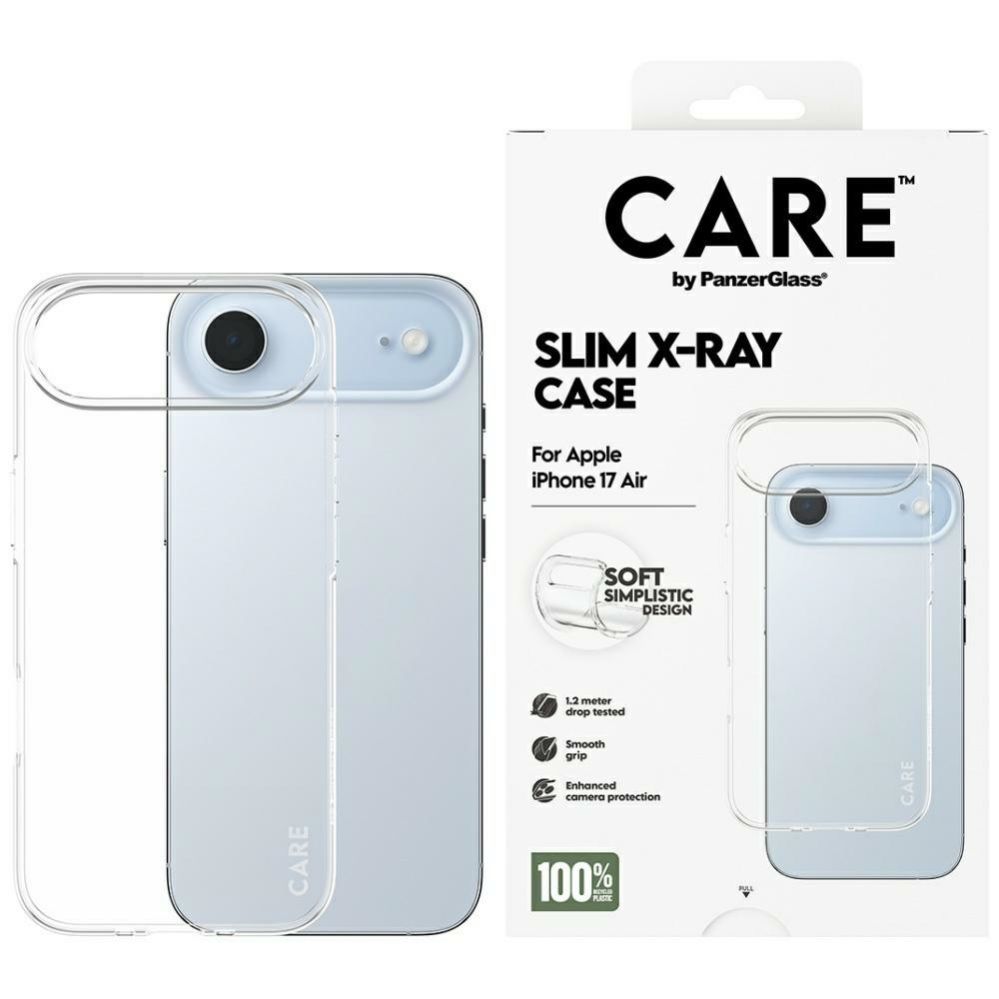 Muud kaubad Panzer Glass CARE by PanzerGlass Fashionable X-Ray Soft Basic Case for iPhone Air - Transparent