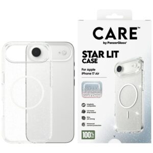 Kitos prekės Panzer Glass  CARE by PanzerGlass Flagship Urban Explorer Case w. White MagSafe for iPhone Air - Clear Glitter 