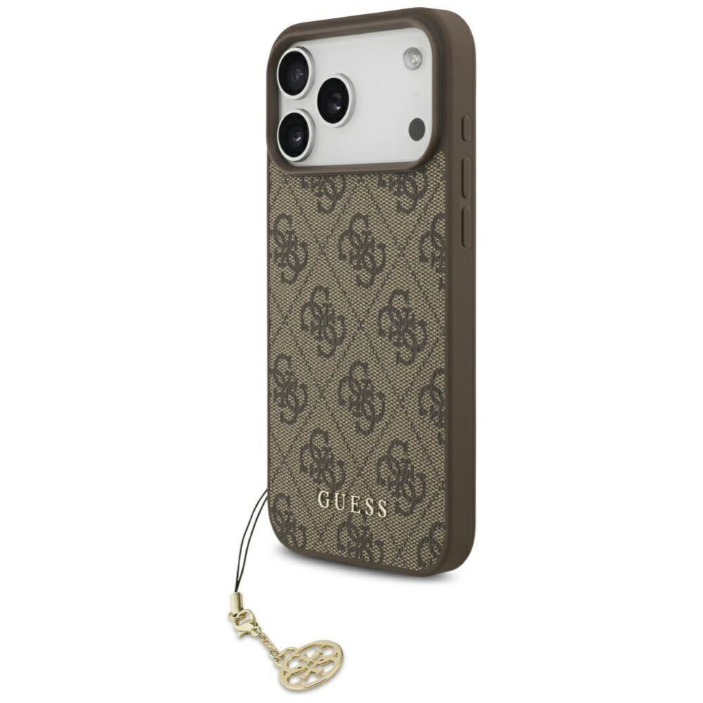 Muud kaubad Guess Guess 4G Charms Collection MagSafe case for iPhone 17 Pro Max - brown