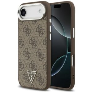 Kitos prekės Guess  Guess 4G Triangle Logo MagSafe case for iPhone Air - brown 