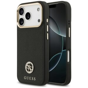 Другие товары Guess  Guess Grained Strass Logo MagSafe case for iPhone 17 Pro - black 