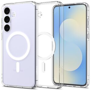 Citas preces Spigen  Spigen Ultra Hybrid Mag MagSafe Case for Samsung Galaxy S25 FE - Clear and White 