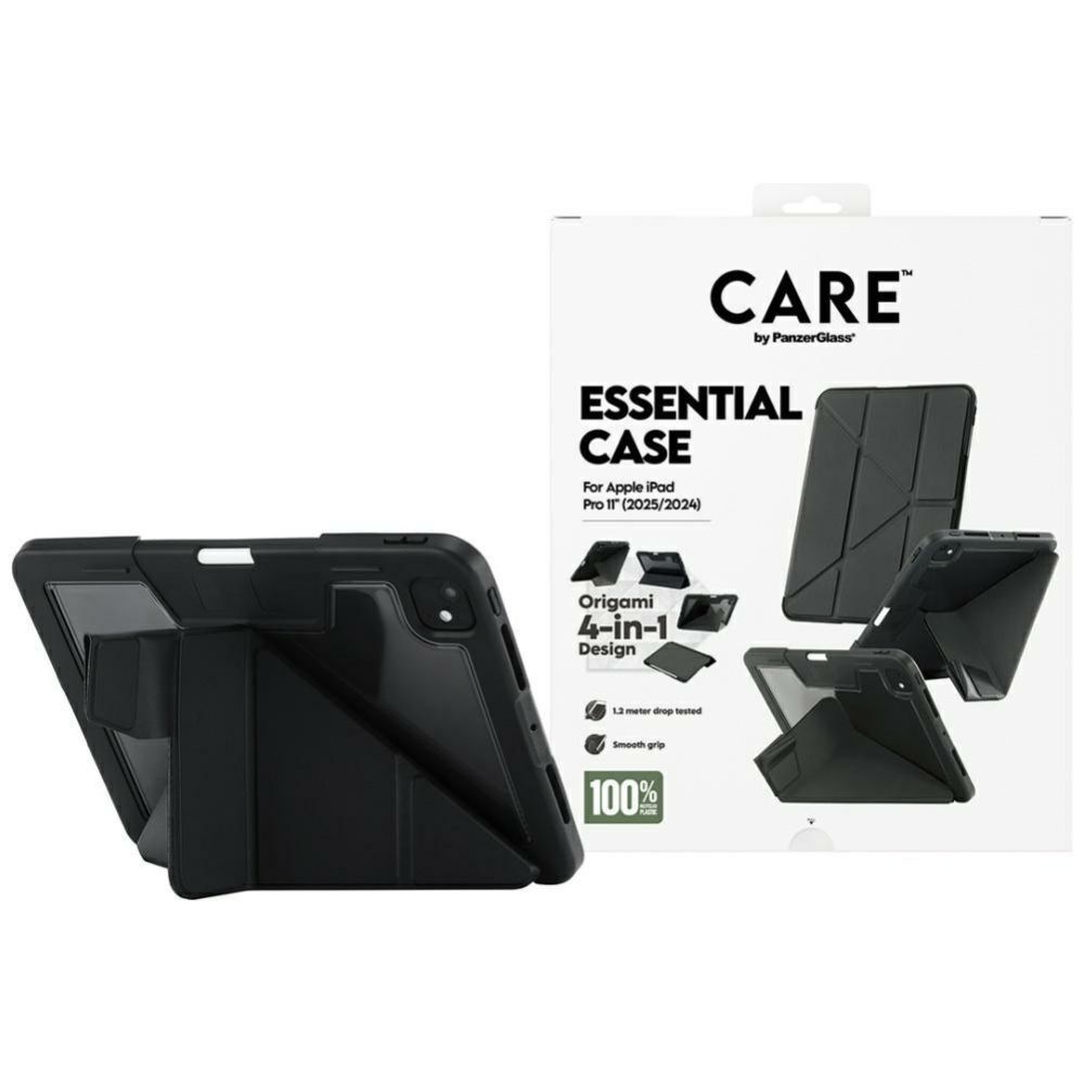 Citas preces Panzer Glass Care by PanzerGlass Y fold case for iPad Pro 11" 2025 / 2024 - black