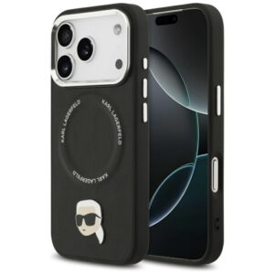 Citas preces Karl Lagerfeld  Karl Lagerfeld Karl Pin MagSafe Case for iPhone 17 Pro Max - Black 