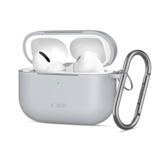Citas preces Tech-Protect  Tech-Protect Silicone Hook Case for AirPods Pro - Gray 